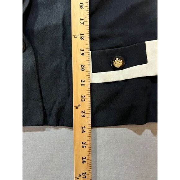 Jessica Howard Jacket Womens 14 Black Long Sleeve Button Blazer Ladies - Picture 7 of 8